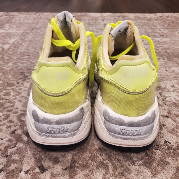 Golden Goose Running Sole Canvas and PVC Toe and Spur Canvas Toe Box and Quarter - Picture 6 of 9